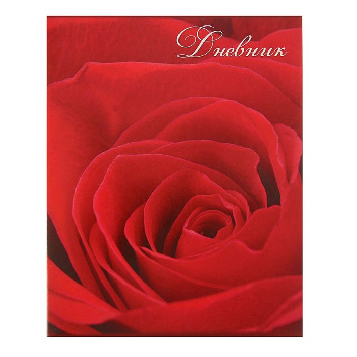 Дневник универсальный 1-11 класс "Роза", мягкая обложка