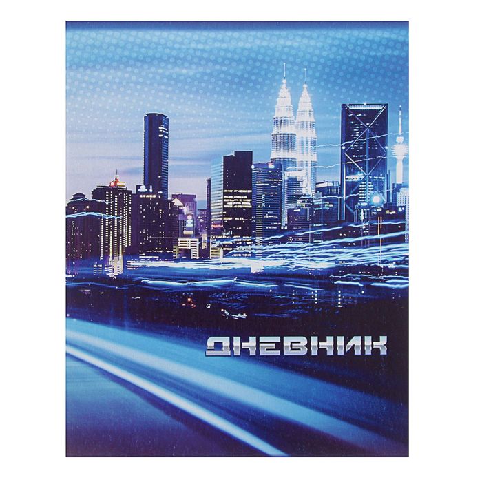 Дневник универсальный 1-11 класс "Город", мягкая обложка