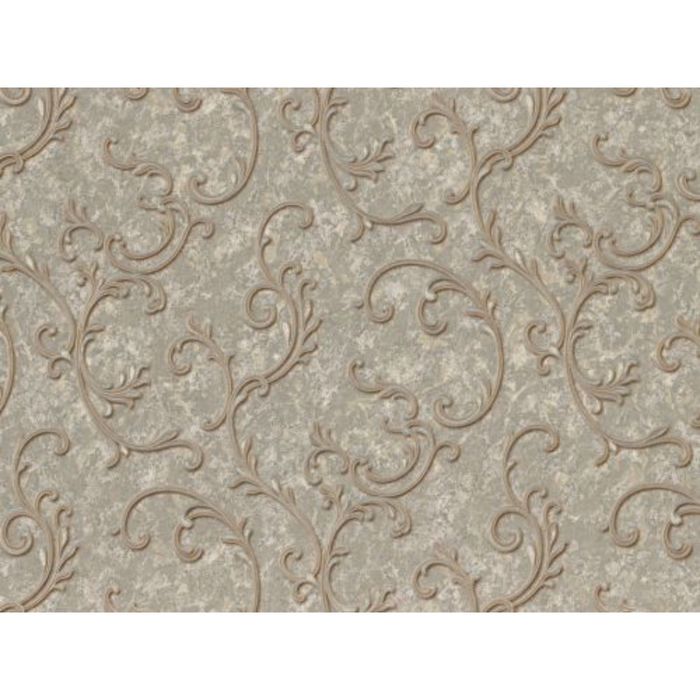 Обои горячее тиснение на флизелине Славянские обои L903 (12) "Маэстро" шоколад 1,06х10 м