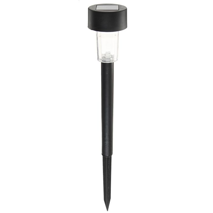 Светильник "Старт", садовый, 1 светодиод, цилиндр, черный
