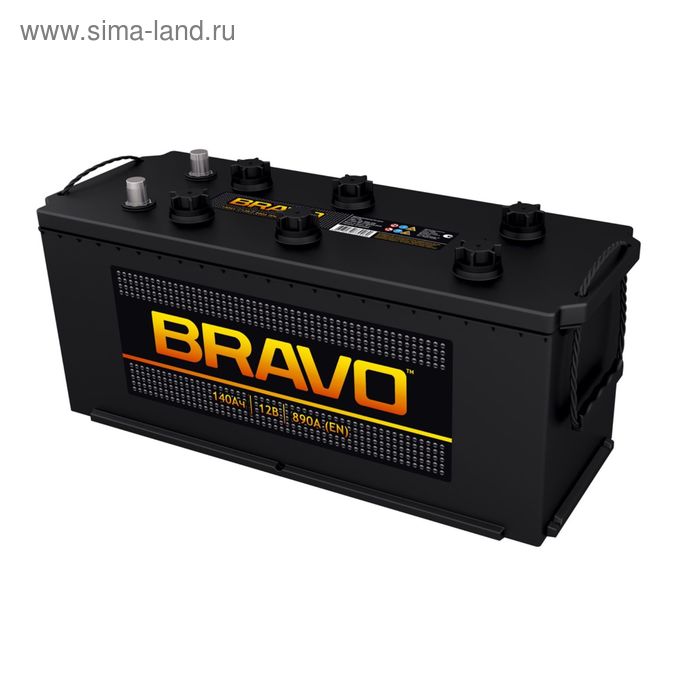 Аккумуляторная батарея BRAVO 140 А/ч - 6 СТ АПЗ, прямая полярность литиевая аккумуляторная батарея с зарядным устройством 12 6 а · ч 5 в а