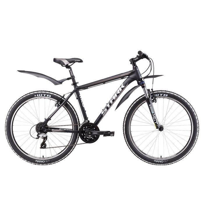 Велосипед 26" Stark Tactic 26.4 V, 2017, цвет чёрно-серебристый, размер 18"