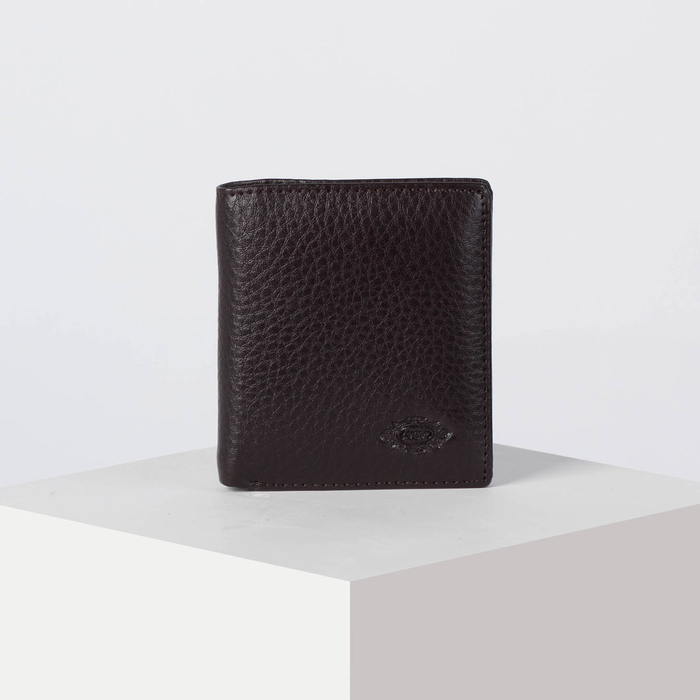 Портмоне мужское, отдел, для карт, для монет, цвет коричневый