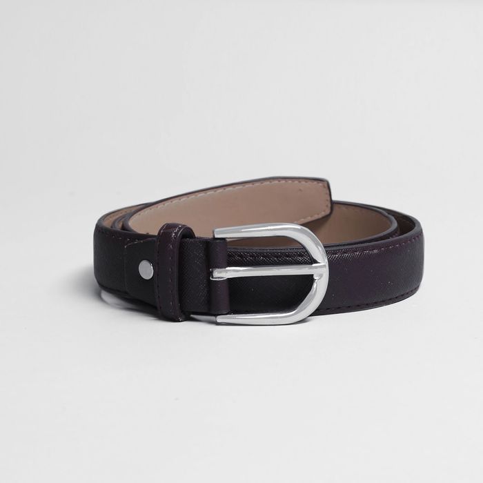 Ремень женский, пряжка металл, ширина - 3 см, цвет коричневый