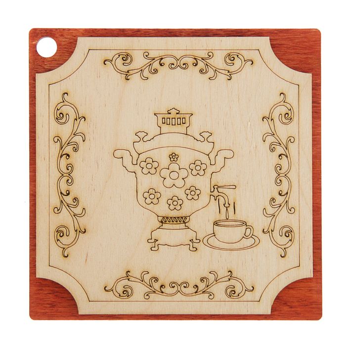 Подставка под горячее "Самовар" малая