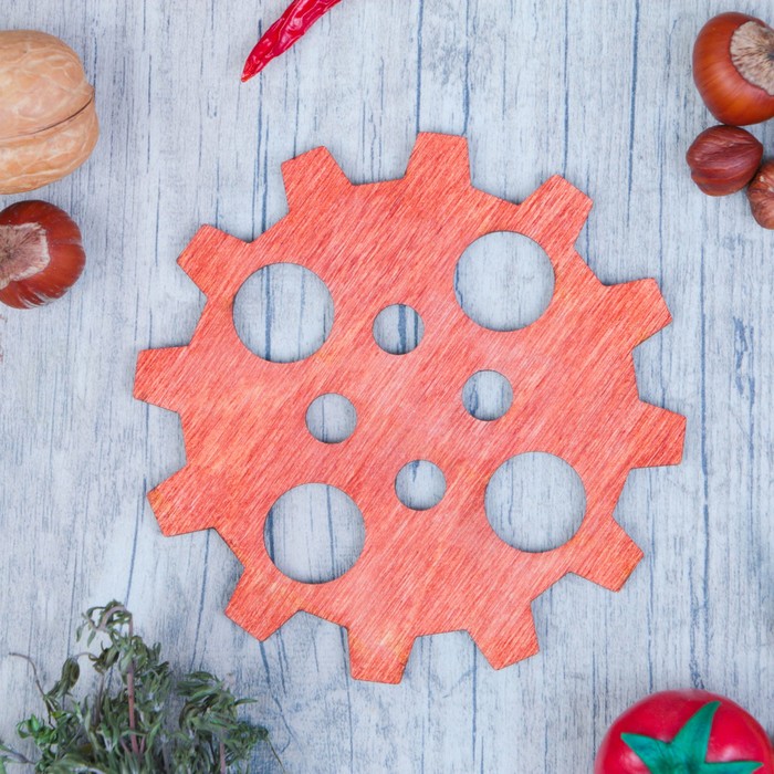 Подставка под горячее "Шестерня"