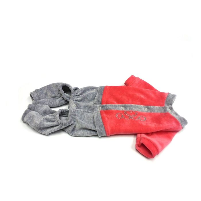 Спортивный костюм из велюра OSSO, 25 (ДС 25 см, ОГ 32-36 см), микс цветов