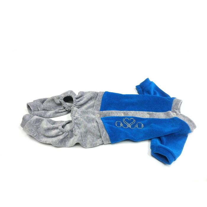 Спортивный костюм из велюра OSSO, 30 (ДС 30 см, ОГ 40-44 см), микс цветов