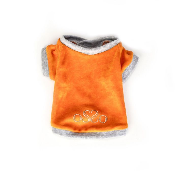 Толстовка из велюра OSSO, 32 (длина изделия 27-28 см, ОГ 39-41 см), микс цветов