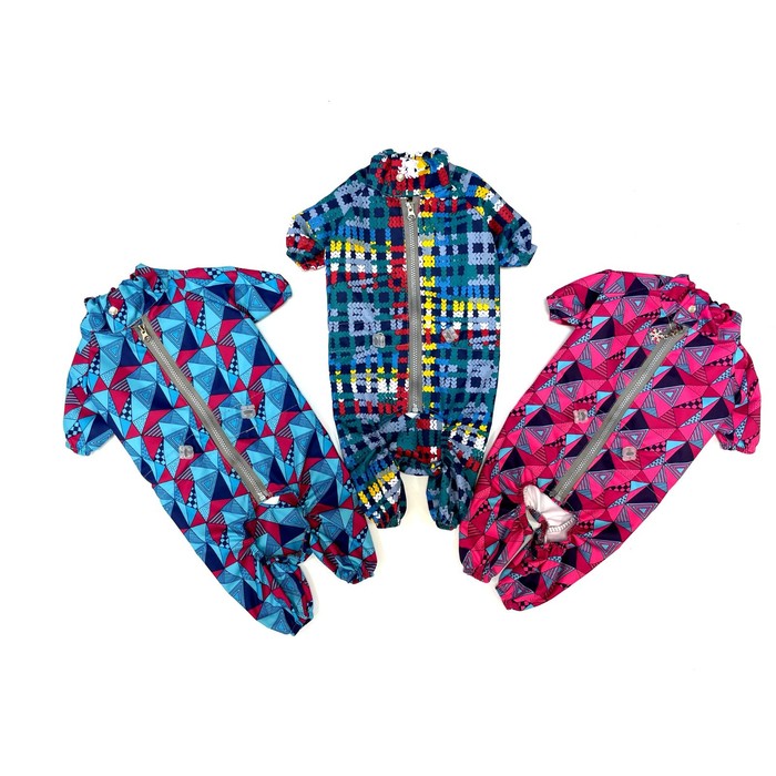 Комбинезон OSSO, сука, 25 (ДС 25см, ОГ до 44см, ОШ 20-28см, ОТ до 42см), микс цветов