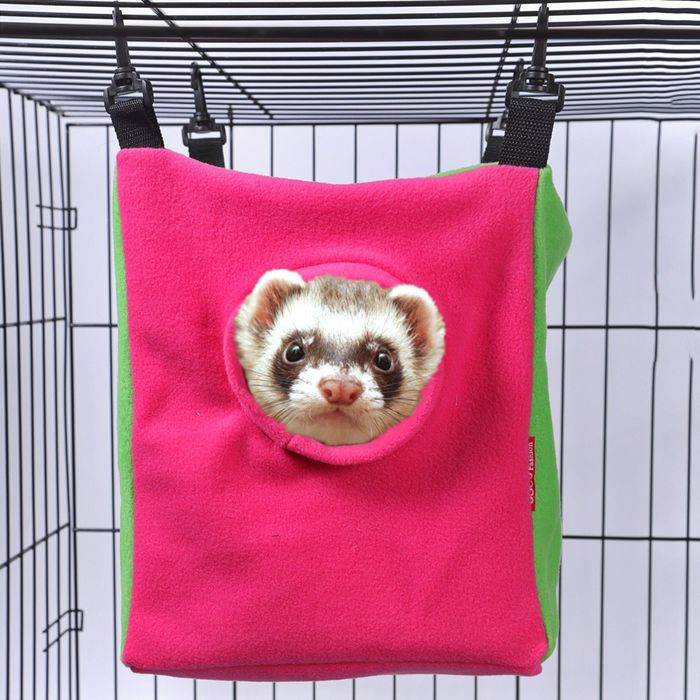 Домик для хорьков OSSO из флиса, 28 х 23 х 30 см, d 14 см, микс цветов