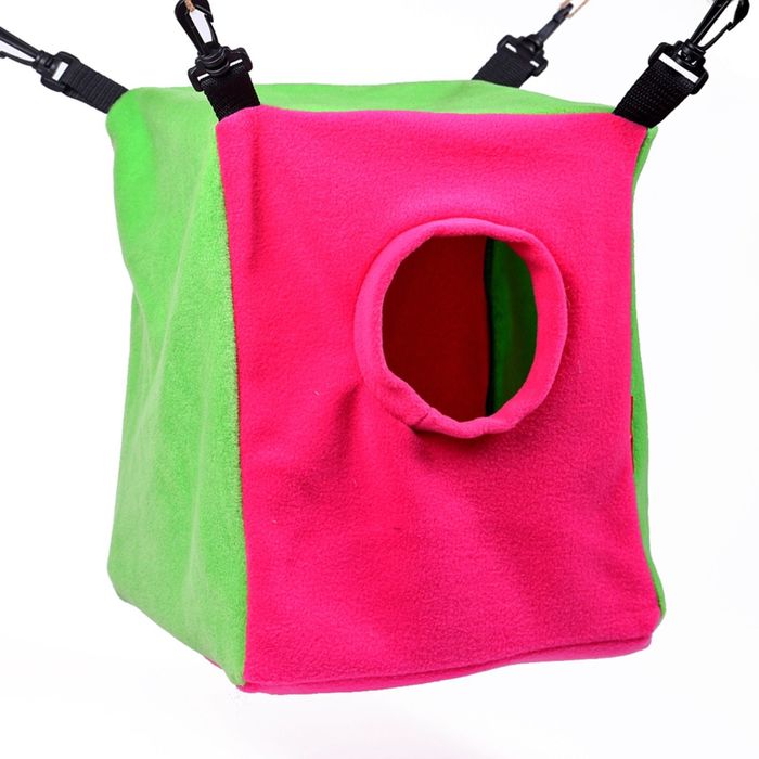 Домик для хорьков OSSO из флиса, 28 х 23 х 30 см, d 14 см, микс цветов