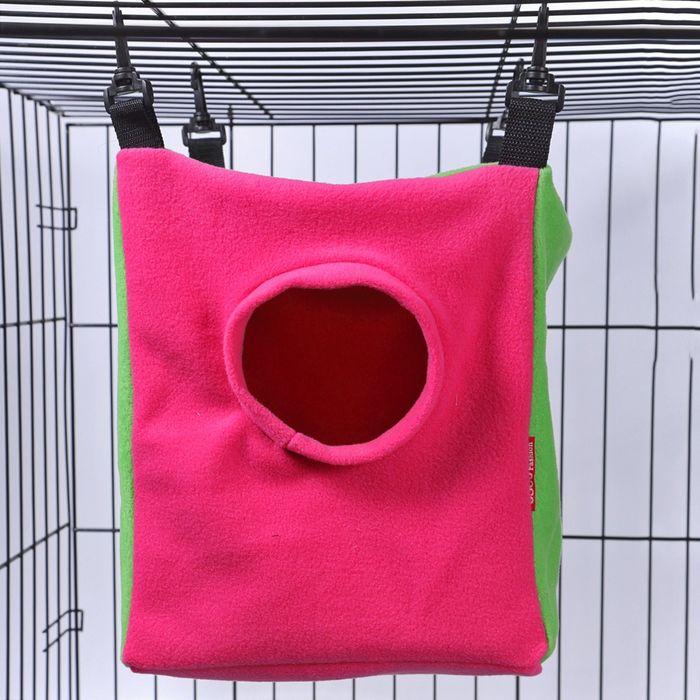 Домик для хорьков OSSO из флиса, 28 х 23 х 30 см, d 14 см, микс цветов