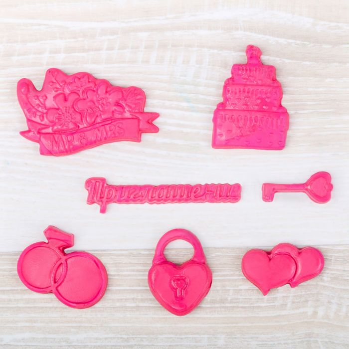 Молд для творчества "Свадебный", 8 х 8 см