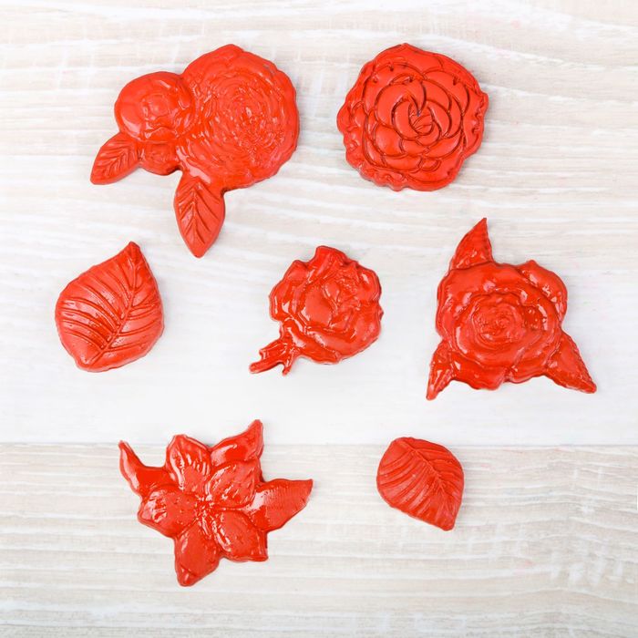 Молд для творчества "Цветы", 8 х 8 см