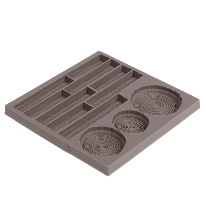 Молд для творчества "Фактура дерева", 8 х 8 см