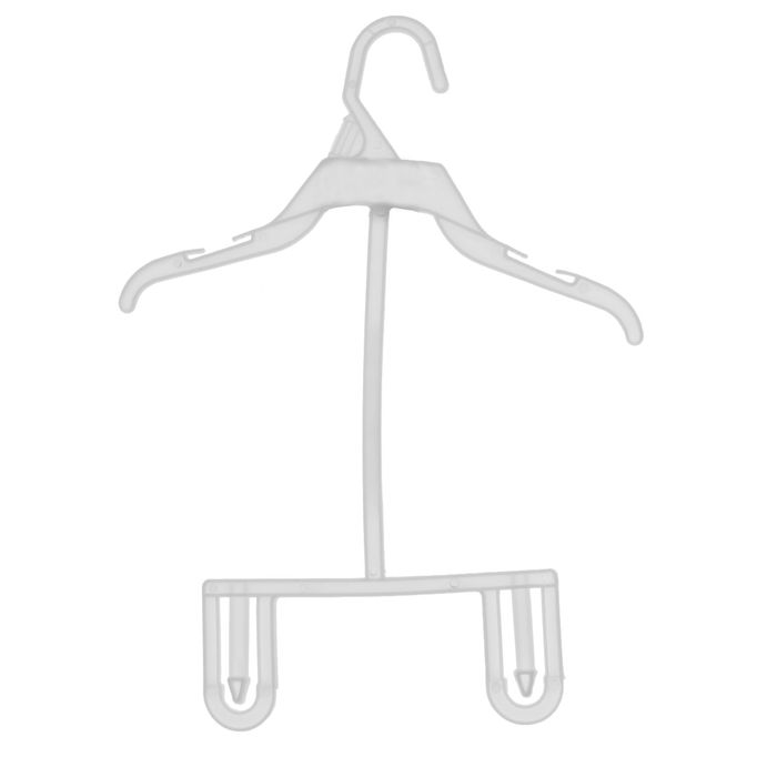 Вешалка для одежды 26*35, (фасовка 20 шт), цвет белый