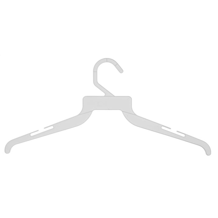 Вешалка для одежды L=40, (фасовка 20 шт), цвет белый