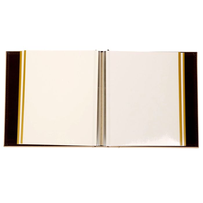 Фотоальбом с вышивкой в подарочной коробке "Вместе навсегда", экокожа, 20 магнитных листов