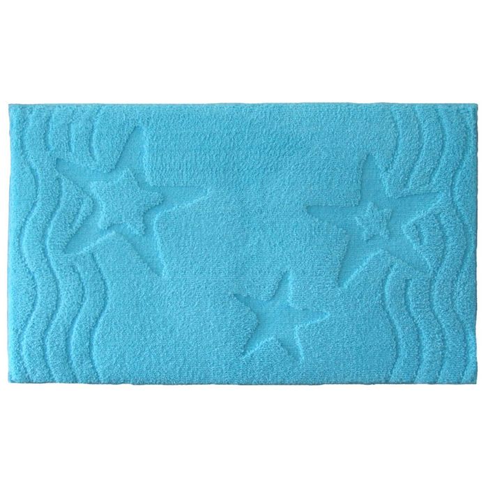 Коврик 55x80 см, цвет светло-синий