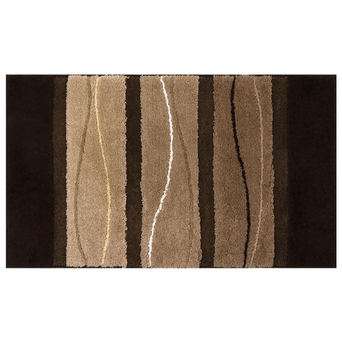 Коврик 60x90 см, цвет коричневый