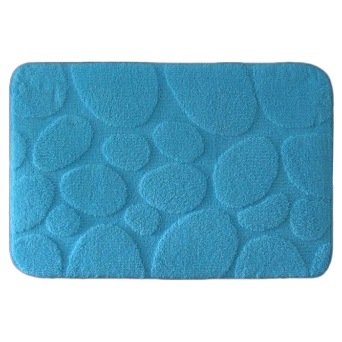 Коврик 55x80 см, цвет светло-синий