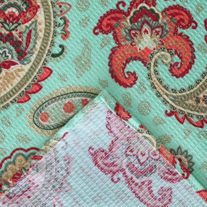 Полотенце "Доляна" Индийский огурец 35х60 см, вафельное полотно 162г/м2