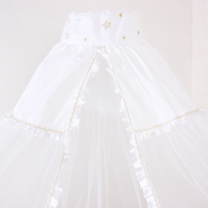 Комплект в кроватку "Малышок" (7 предметов), цвет белый 1441