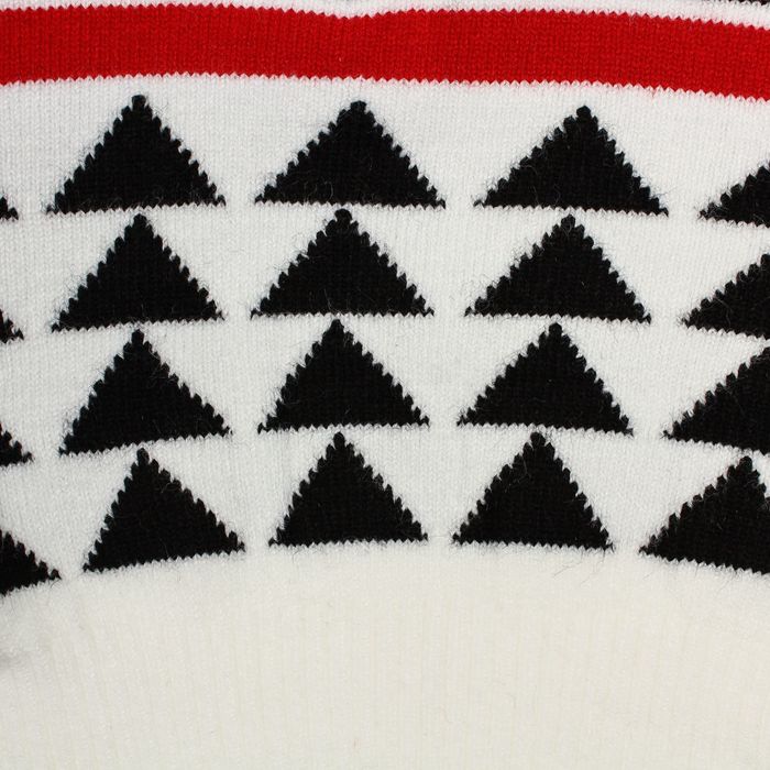 Шапка для мальчика, размер 54, цвет белый/черный