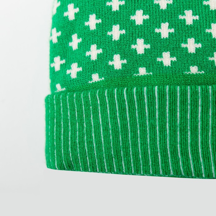 Шапка для мальчика, размер 50, цвет зелёный