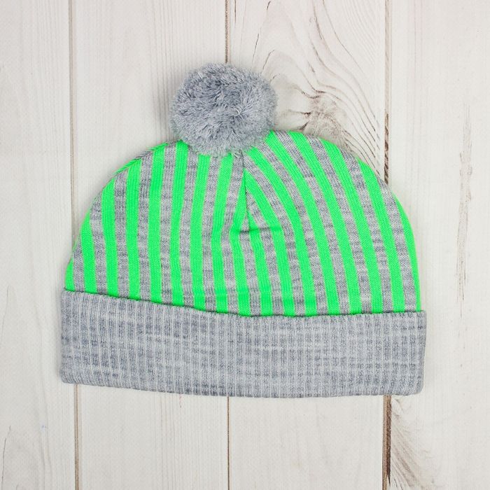 Шапка для мальчика, размер 48, цвет серый