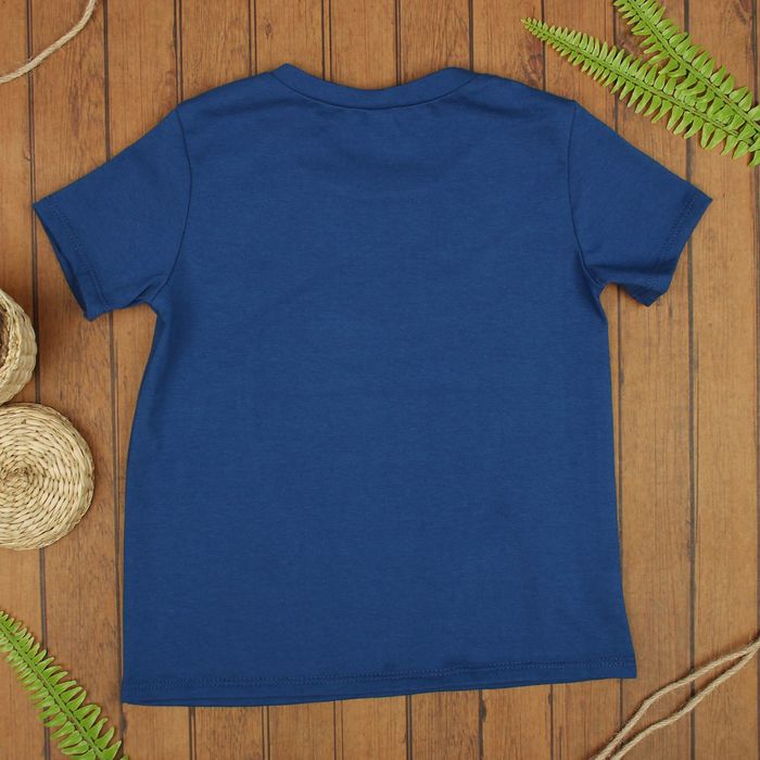Футболка для мальчика, рост 116 см, цвет синий