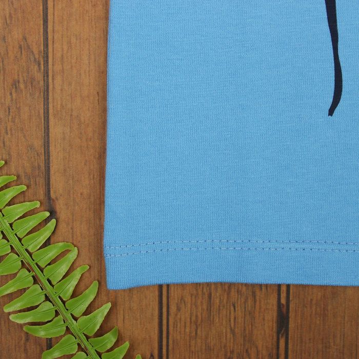 Футболка для мальчика, рост 98 см, цвет голубой