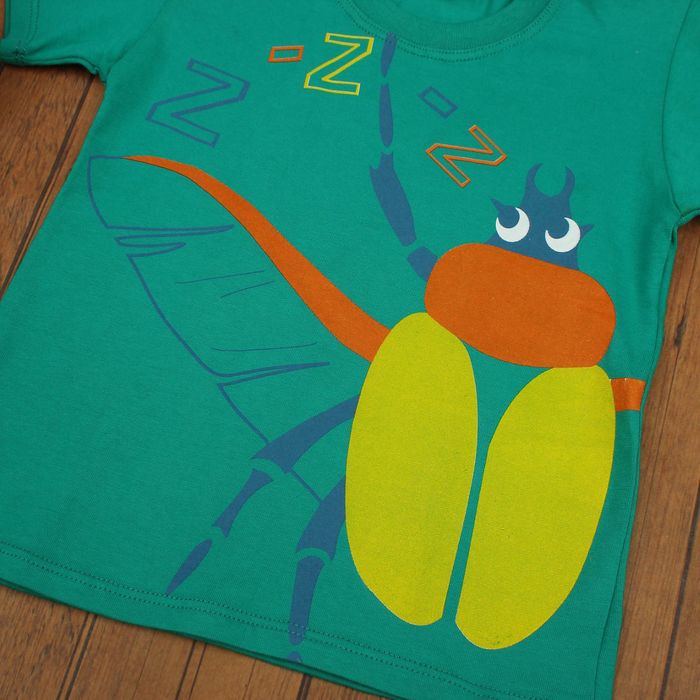 Футболка для мальчика, рост 110 см, цвет зелёный