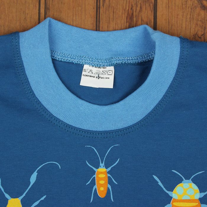 Футболка для мальчика, рост 116 см, цвет синий