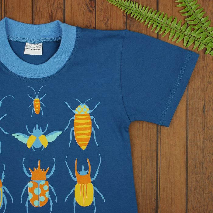 Футболка для мальчика, рост 116 см, цвет синий