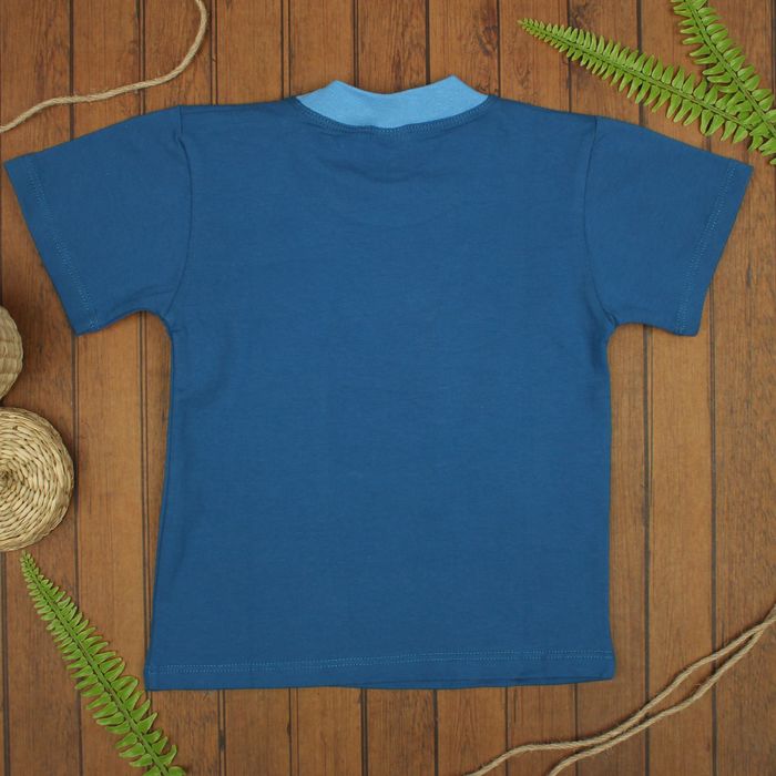Футболка для мальчика, рост 116 см, цвет синий