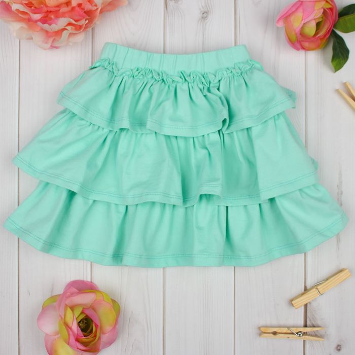 Юбка для девочки, рост 92 см, цвет лазурный