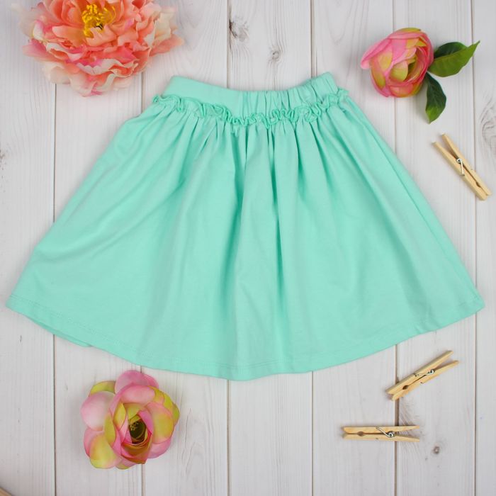 Юбка для девочки, рост 92 см, цвет лазурный