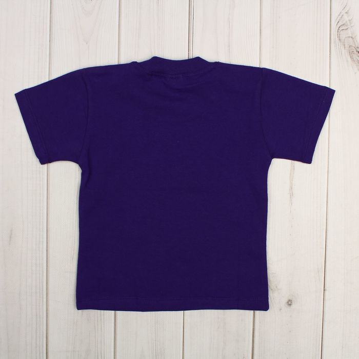 Футболка для мальчика, рост 92 см, цвет фиолетовый