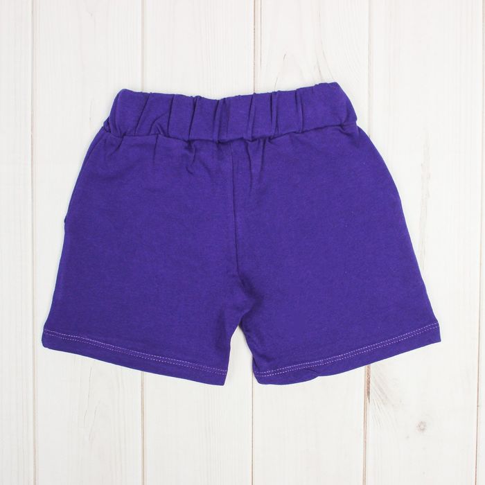 Шорты для мальчика, рост 110 см, цвет фиолетовый