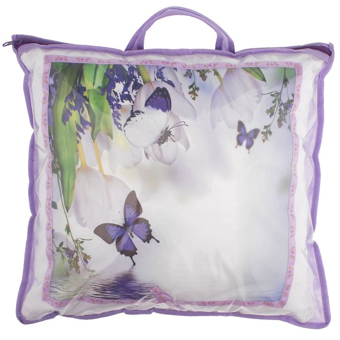 Подушка декоративная 40х40см, АНП-61, холлофил, ткань п/э, кант