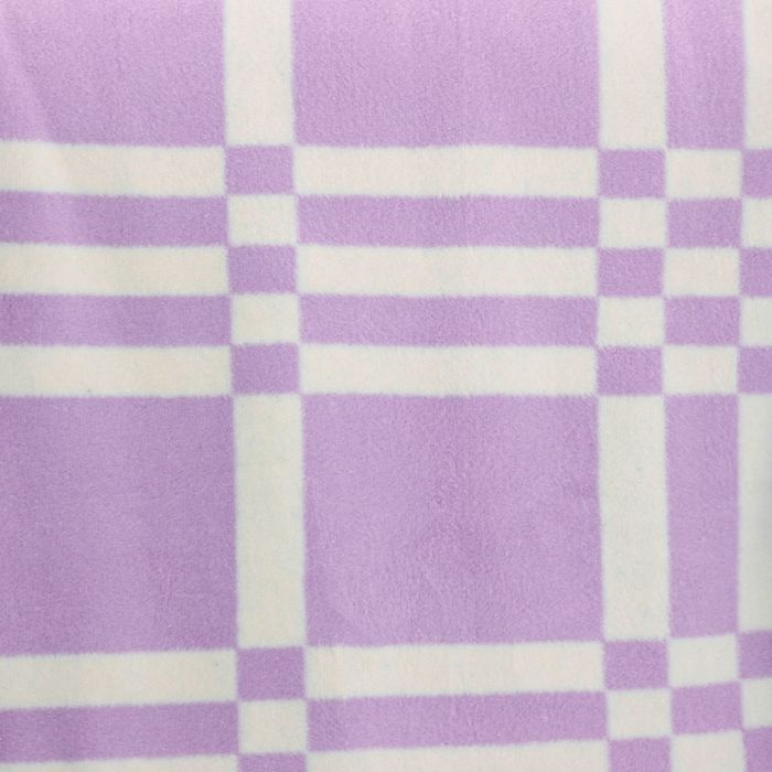 Плед Arya 130Х170 Checked цв. лиловый, 60% хлопок, 40% акрил, 500 г/м