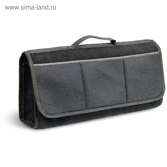 фото Органайзер в багажник autoprofi travel org-20 bk, ковролиновый, 50х13х20см, цвет чёрный