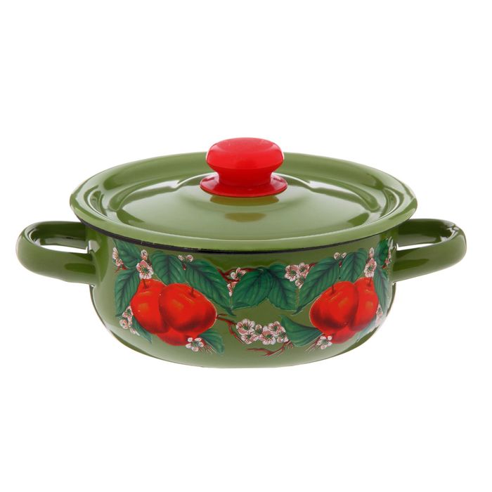 Кастрюля 1 л "Яблоко зелёное"