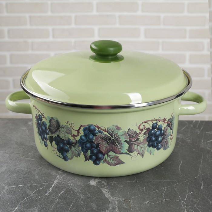 Кастрюля 4 л "Виноградная лоза"