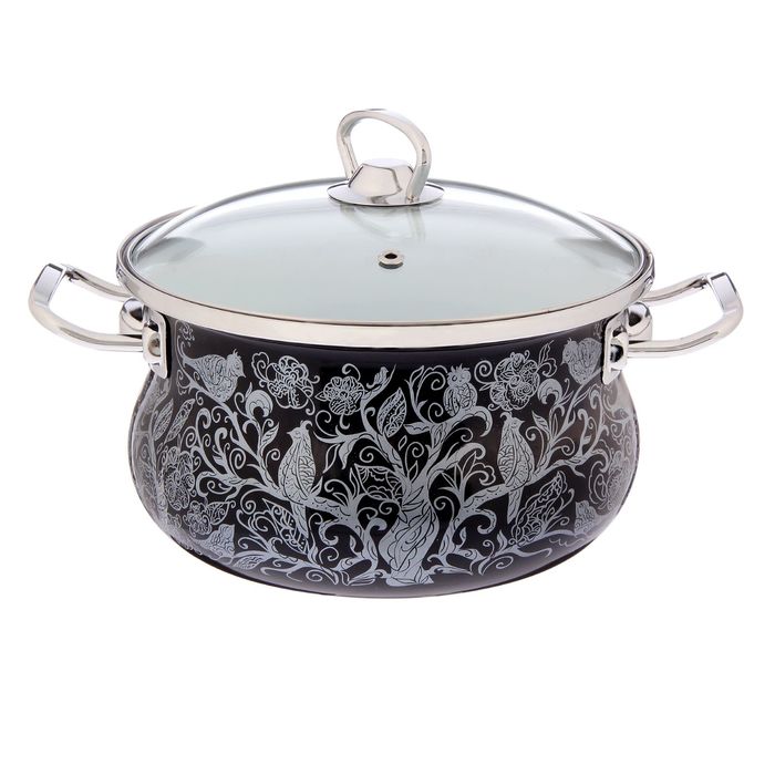 Кастрюля со стеклянной крышкой 2,5 л "Лунная сказка"