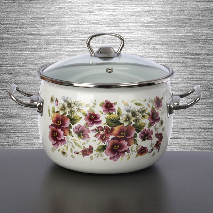 Набор кастрюль "Джулия", 3 шт: 2,5 л, 3,5 л, 5 л