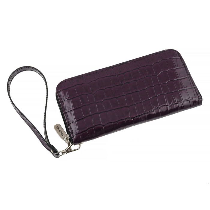 Кошелёк женский на молнии, 3 отдела для купюр, для монет, для кредитных карт, цвет красный