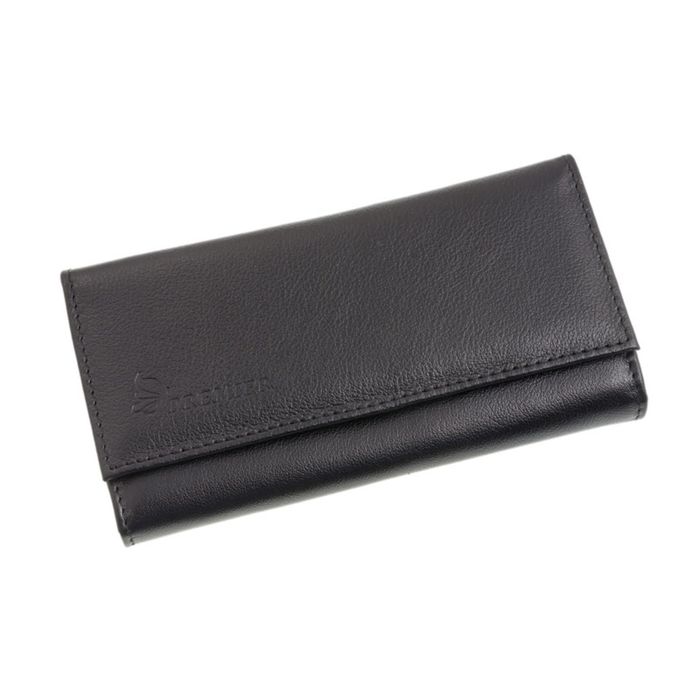 Портмоне женское, 3 отдела для купюр, для монет, для кредитных карт, цвет красный